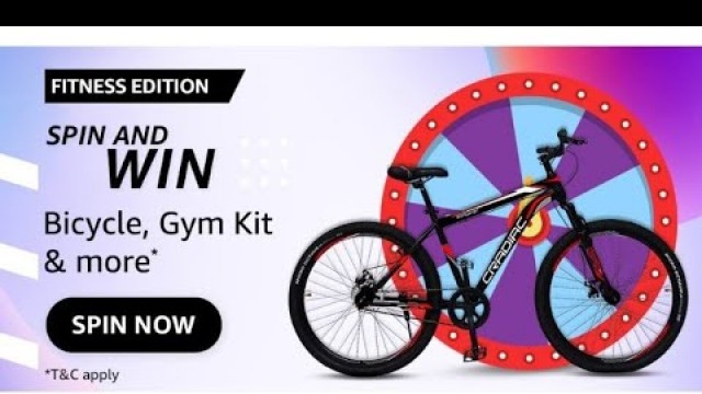 'Amazon 2022 Starter Pack Health || Amazon fitness edition spin and win quiz answers today'