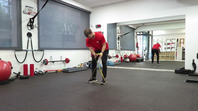 'CROSS BAND LATERAL WALKS - WIN FITNESS CLUBS'