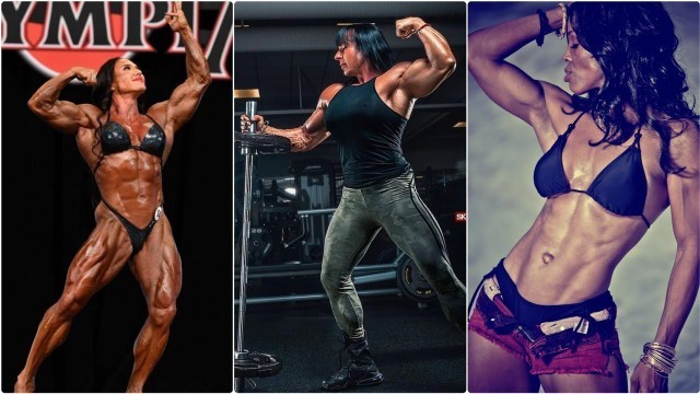 'Gym motivation|Girl bodybuilding |Top 5 body building women of the world #shorts'