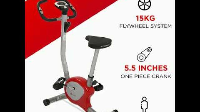 'New Powermax Fitness BU-200 Upright Bike/Exercise Bike for Home Gym'