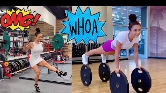 'Crazy Fitness Girl Workout 