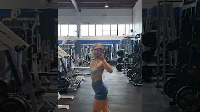 'Workout Shorts_ Asian Girl fitness motivation | Butt workout 