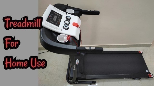 'PowerMax TDM-98 Treadmill for home workout'