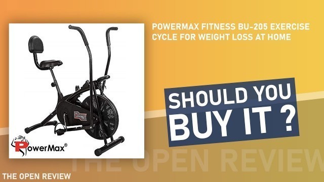 'Powermax Fitness BU-205 Exercise Cycle for Weight Loss at Home'