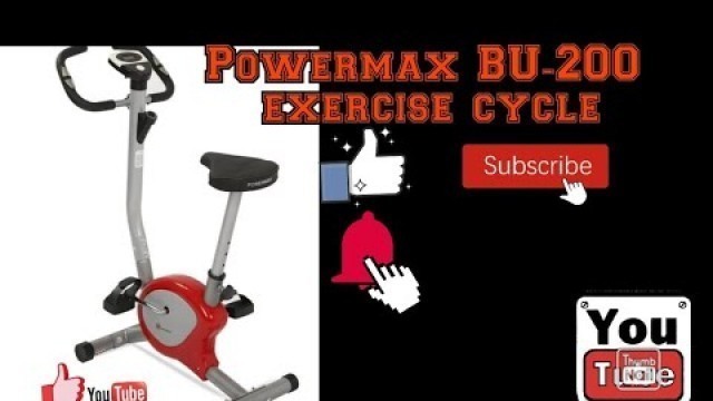 'powermax BU-200 exercise cycle/link in description box/Drupadz vlogs'