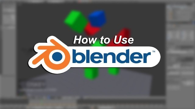 'How to use Blender : Beginner Tutorial'