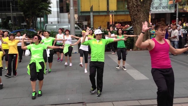 'BOKWA Fitness Flashmob on 27 Jan 2013'