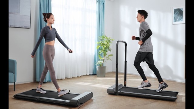 'PowerMax Fitness - JogPad-5 Smart Walk & Jog, Double Fold Treadmill with Remote Control'