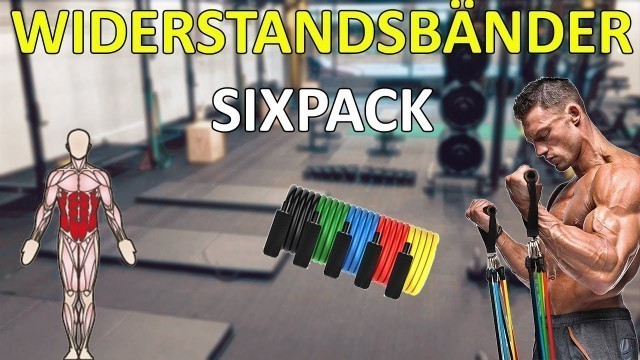 '8+1 Übungen für Bauch & Sixpack mit Widerstandsbändern   Fitness Band für Zuhause oder Unterwegs'