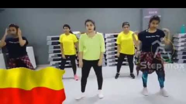 'Huttidare Kannada nadalli huttabeku-Kannada Rajyotsava-Step max fitness -dance-Aerobic-Zumba'