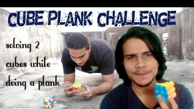 'cube solve plank challenge| fitness challenge| RK core'