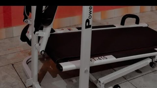 'Powermax Fitness MFT-410 review (4 in 1 Multifunctional manual treadmill)  || use 