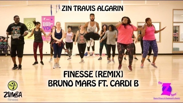 'Finesse [Remix] - Bruno Mars Ft. Cardi B - [Zumba Fitness] - Travis Algarin'