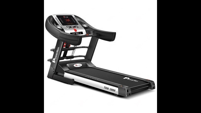 'New PowerMax Fitness® TDM-100M (2.0HP) Motorized Foldable, Electric Treadmill'