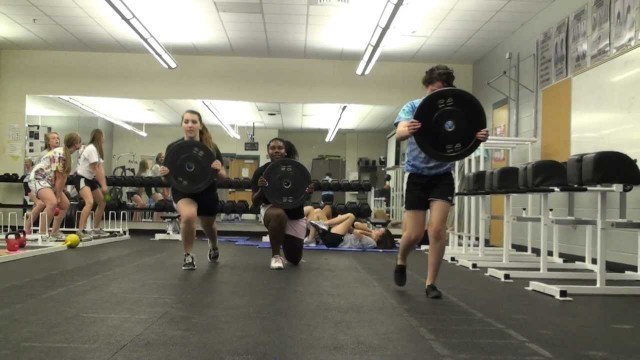 'Girl Power Fitness visits Warhill High School'